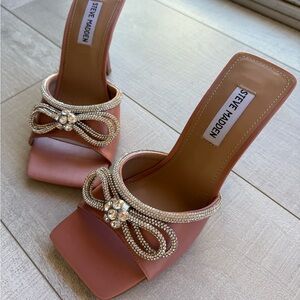 Steve Madden satin Blush Heels 7.5